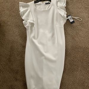 Never worn white dress